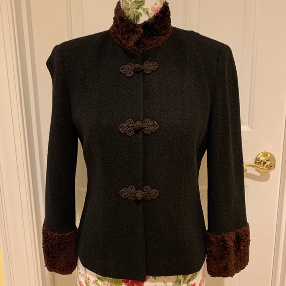 Talbots Jackets & Blazers - Talbots Black and Brown Blazer